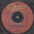 Queen Scandal CD single US QUEC5SC07741