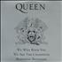 Queen The Platinum Collection Sampler CD single UK QUEC5TH215272