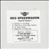 R.E.O. Speedwagon Special Sampler CD-R acetate Japanese REOCRSP459320