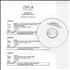 Radiohead Radiohead: Live CD-R acetate Canadian R-HCRRA322121