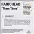 Radiohead There There CD-R acetate UK R-HCRTH245938
