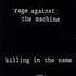 Rage Against The Machine Killing In The Name CD single UK RAGC5KI34369