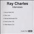 Ray Charles Interviews CD-R acetate UK RYHCRIN498048
