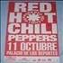 Red Hot Chili Peppers Palacio De Los Desportes poster Mexican RHCPOPA354516