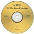 Reef Set The Record Straight CD-R acetate Japanese EEFCRSE169085