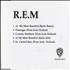 REM At My Most Beautiful - 5-tracks CD-R acetate UK REMCRAT132923