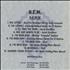 REM R.E.M.I.X CD-R acetate US REMCRRE473325