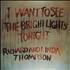 Richard & Linda Thompson I Want To See The Bright Lights Tonight - 1st vinyl LP UK R&LLPIW789520