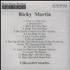 Ricky Martin Ricky Martin CD-R acetate US RKMCRRI139775