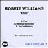 Robbie Williams Feel CD-R acetate UK RWICRFE250709