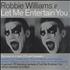 Robbie Williams Let Me Entertain You - Set Of Three display UK RWIDILE393977