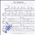 Robbie Williams No Regrets - Autographed sheet music UK RWISMNO328677