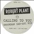 Robert Plant Calling To You + Press Pack 12