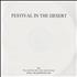 Robert Plant Festival In The Desert CD-R acetate UK PLACRFE487288