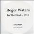 Roger Waters In The Flesh - Discs 1 & 2 CD-R acetate US RWACRIN173826