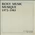Roxy Music Musique 1972-1983 vinyl LP Canadian RXYLPMU47037