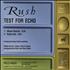 Rush Test For Echo CD single US RUSC5TE101891