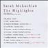 Sarah McLachlan The Highlights - 9 Track CD-R acetate Japanese MCLCRTH288827