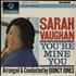 Sarah Vaughan You're Mine You - blue & black label vinyl LP UK VAALPYO753210