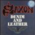 Saxon Denim And Leather - Blue vinyl vinyl LP UK SAXLPDE667186