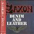 Saxon Denim And Leather vinyl LP Japanese SAXLPDE338697