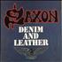 Saxon Denim And Leather vinyl LP UK SAXLPDE714478