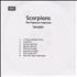 Scorpions The Platinum Collection - Sampler CD-R acetate UK SCOCRTH360639