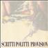 Scritti Politti Provision memorabilia US SCRMMPR560546