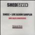 Shed Seven Single + Live Album Sampler CD-R acetate UK S-SCRSI251849