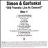 Simon & Garfunkel Old Friends: Live In Concert CD-R acetate US SGFCROL346319