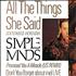 Simple Minds All The Things She Said CD single UK SIMC5AL179176