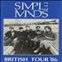 Simple Minds British Tour '86 tour programme UK SIMTRBR325637
