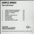 Simple Minds New Gold Dream CD-R acetate UK SIMCRNE225813