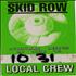 Skid Row (80s) Crew Pass tour pass UK SROTPCR319242