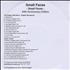 Small Faces Small Faces CD-R acetate UK SMFCRSM381557