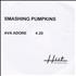 Smashing Pumpkins Ava Adore CD-R acetate UK SMPCRAV115130