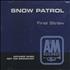 Snow Patrol Final Straw CD-R acetate US OWPCRFI400873