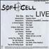 Soft Cell Live 2-CD album set Canadian SOF2CLI273921