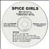 Spice Girls Greatest Hits CD-R acetate Japanese PICCRGR490826