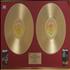 Status Quo 12 Gold Bars Volume 2 - Gold award disc UK QUOAWGO566747
