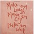 Stereophonics Make 'Em Laugh Make 'Em Cry Make 'Em Wait - Pink Vinyl + Autographed vinyl LP UK OPHLPMA873562