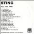 Sting All This Time CD-R acetate UK STICRAL205029