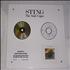 Sting The Soul Cages award disc Belgian STIAWTH216345