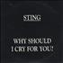 Sting Why Should I Cry For You? CD single US STIC5WH10328