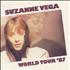 Suzanne Vega World Tour '87 + Ticket Stub tour programme UK VEGTRWO325628