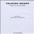 Talking Heads Once In A Lifetime - Box Set Promo 4-CD set UK TAL4CON266808