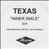 Texas Inner Smile CD-R acetate UK TEXCRIN173004