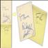 The Beatles Complete Set Of Autographs memorabilia UK BTLMMCO402367