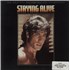 The Bee Gees Staying Alive - Sticker vinyl LP UK BGELPST878612