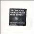 The Charlatans [UK] You're So Pretty, We're So Pretty CD-R acetate UK